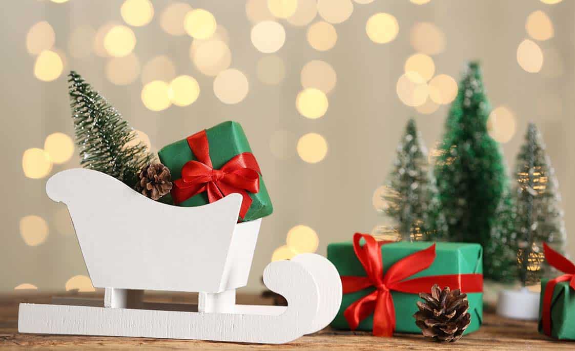 Foto de objetos navideños